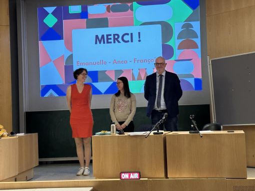 Anca, Emanuelle et Fran&ccedil;ois - Soutenance