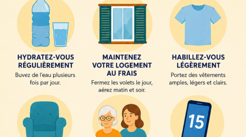 Fortes chaleurs : adoptons les bons réflexes !