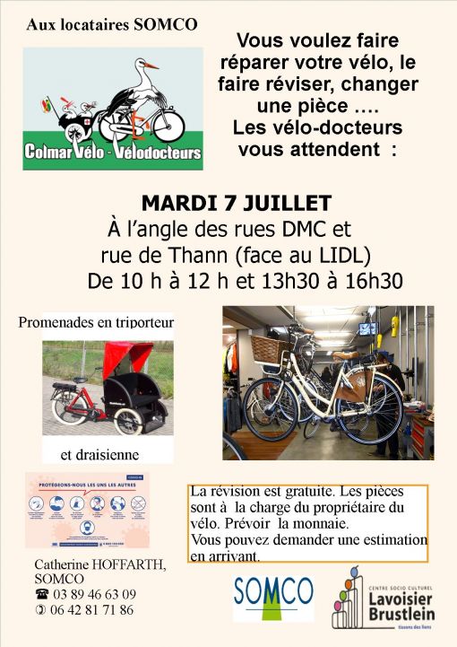 ateliers de réparation et révision de vélos 